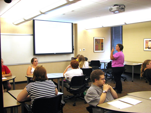 Figure 6b - Facing Opposite Screens