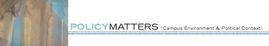 Policy Matters Policy Matters