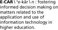 ECAR Definition