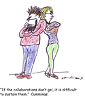 If the collaborations don't gel, it is difficult to sustain them.
<br />-Cummings
