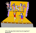 IT is the glue [that holds the arts together].
<br />-Blumenthal