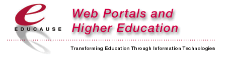 Web Portals and Higher Education: Technologies to Make IT Personal --Richard N. Katz and Associates