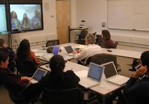 Figure 2. Sharing Field Experience Through Videoconferencing