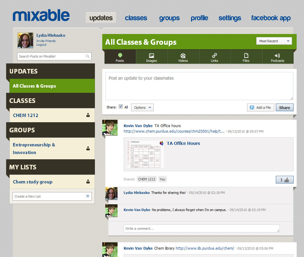 Mixable: A Mobile and Connected Learning Environment icon