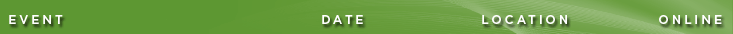 Event Calendar Header