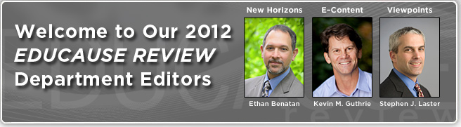 2012 ER Department Editors
