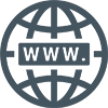World with 'www.' in the middle