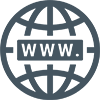 World with 'www.' in the middle