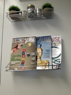 EDUCAUSE Review magazine display