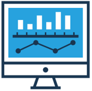Icon for QuickPoll showing bar chart and line graph