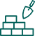 icon: bricks and trowel