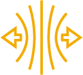 icon: expanding lines