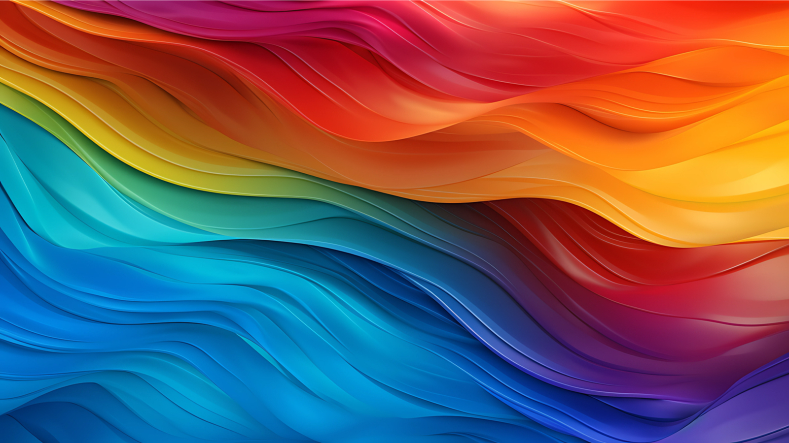 Vibrant Abstract Design with Pride Flag Colors