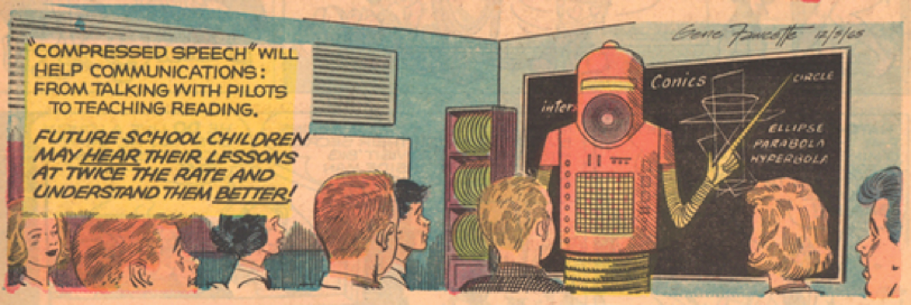 Robot Teacher Illustration