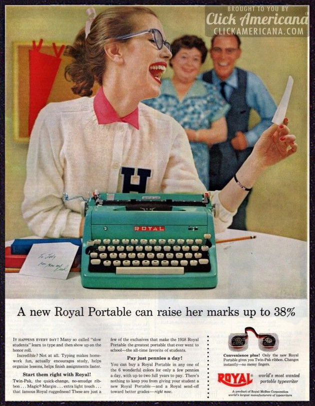 Royal Typewriter Advertisement