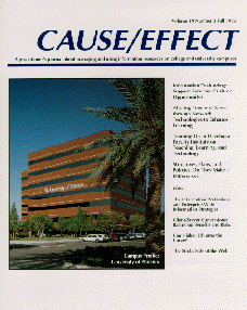 CAUSE/EFFECT Volume 19 Number 3 Fall 1996 cover image