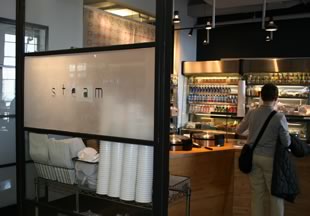 Figure 1. Interior of Steam CafÃ©