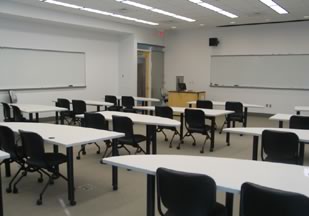 Figure 3. Mobile Classroom Design with Knife Tables