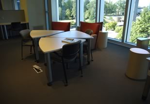 Figure 3. Rolling Furniture for Easy Reconfiguration