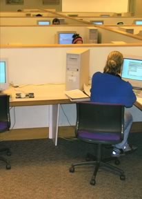 Original Cox Hall with Many Cubicles